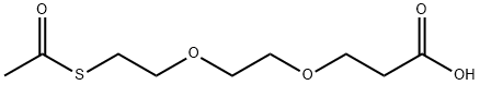 AcS-PEG2-acid, 1441640-37-4, 结构式