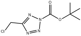 5-(氯甲基)-2H-四唑-2-羧酸叔丁酯, 1441743-47-0, 结构式