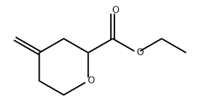 2H-Pyran-2-carboxylic acid, tetrahydro-4-methylene-, ethyl ester 结构式
