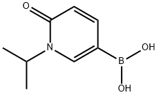 Boronic acid, B-[1,6-dihydro-1-(1-methylethyl)-6-oxo-3-pyridinyl]- 结构式