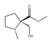 L-Proline, 2-(hydroxymethyl)-1-methyl-, methyl ester Struktur