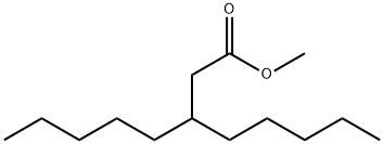 Octanoic acid, 3-pentyl-, methyl ester 结构式