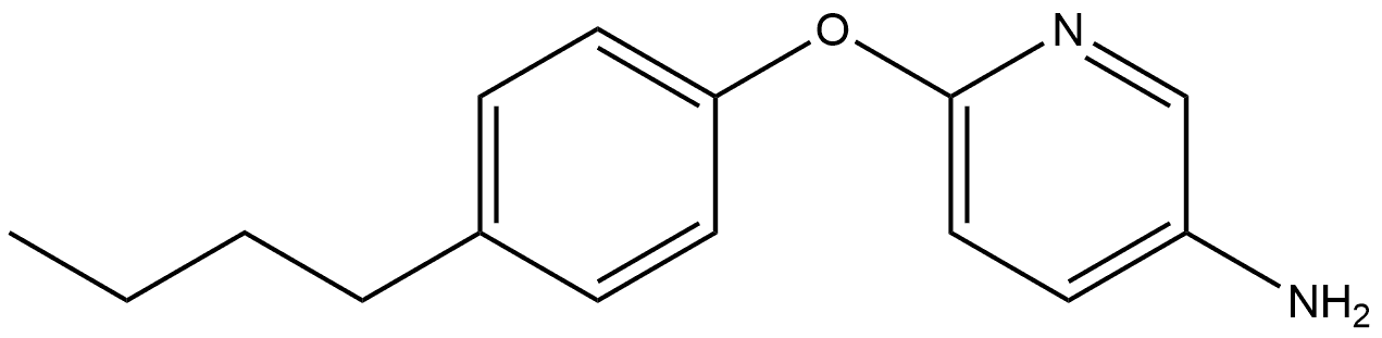 6-(4-Butylphenoxy)-3-pyridinamine 结构式