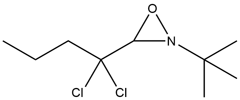 Oxaziridine, 3-(1,1-dichlorobutyl)-2-(1,1-dimethylethyl)-