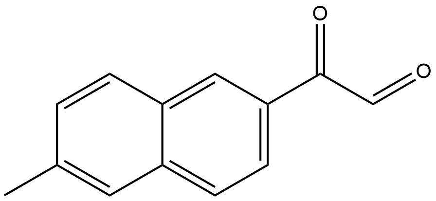 2-Naphthaleneacetaldehyde, 6-methyl-α-oxo-,144449-49-0,结构式