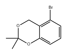 4H-1,3-Benzodioxin, 5-bromo-2,2-dimethyl- Structure