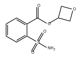 BENZOIC ACID, 2-(AMINOSULFONYL)-, 3-OXETANYL ESTER, 144651-04-7, 结构式