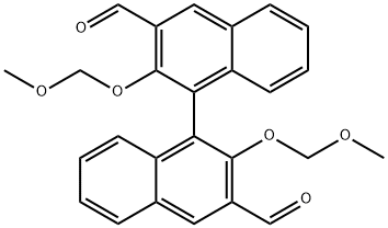 [1,1'-Binaphthalene]-3,3'-dicarboxaldehyde, 2,2'-bis(methoxymethoxy)-,1446686-26-5,结构式