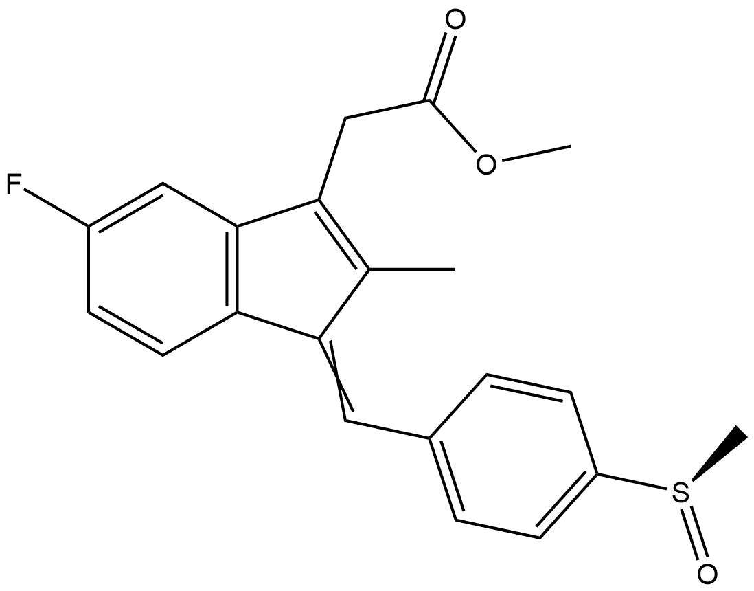 Sulindac Impurity 15 Structure