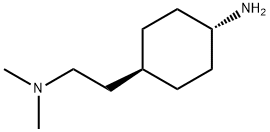 Cyclohexaneethanamine, 4-amino-N,N-dimethyl-, trans- Structure