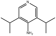 3,5-二异丙基吡啶-4-胺 结构式