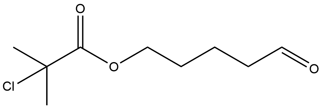 5-Oxopentyl 2-chloro-2-methylpropanoate Struktur