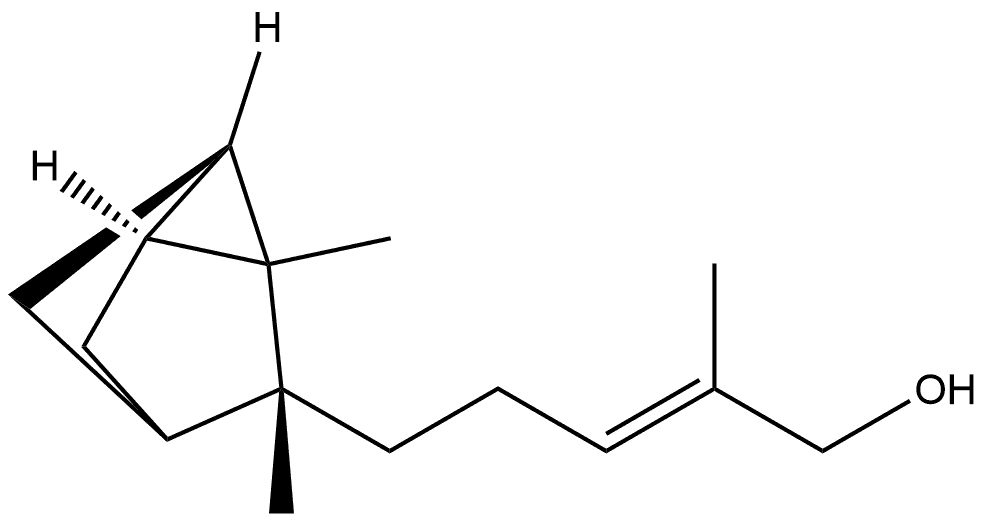 Santalol, E-cis, epi-beta- Structure