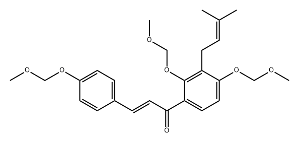 2-Propen-1-one, 1-[2,4-bis(methoxymethoxy)-3-(3-methyl-2-buten-1-yl)phenyl]-3-[4-(methoxymethoxy)phenyl]-, (2E)-