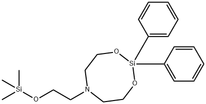 1,3-Dioxa-6-aza-2-silacyclooctane, 2,2-diphenyl-6-[2-[(trimethylsilyl)oxy]ethyl]-
