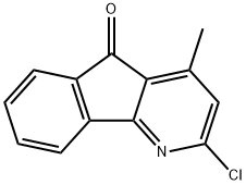 5H-Indeno[1,2-b]pyridin-5-one, 2-chloro-4-methyl- Structure