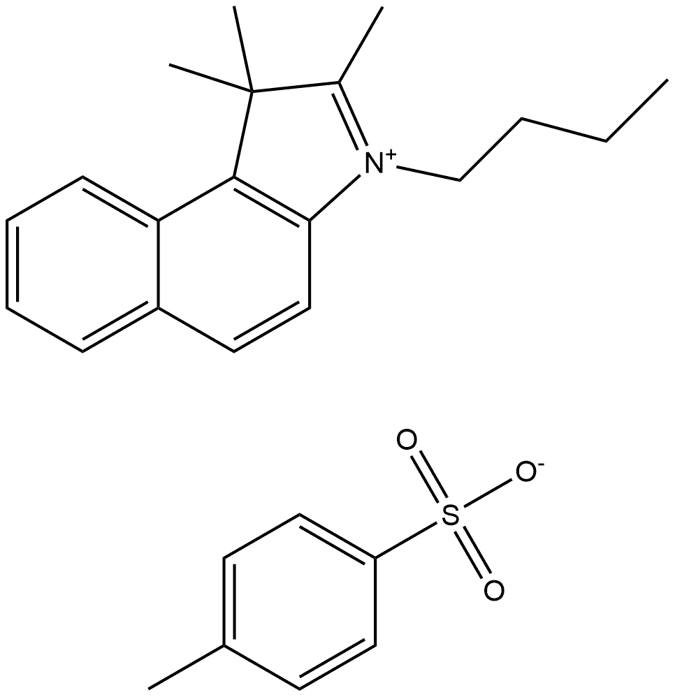 1-BUTYL-2,3,3-TRIMETHYLBENZ[E]INDOLIUM TOSYLATE Structure