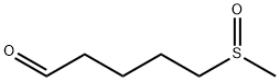 Pentanal, 5-(methylsulfinyl)- Struktur