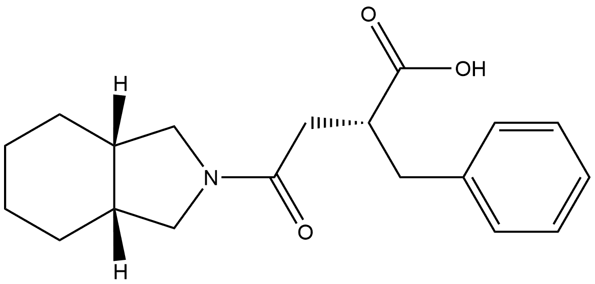 (2R)-Mitiglinide Structure