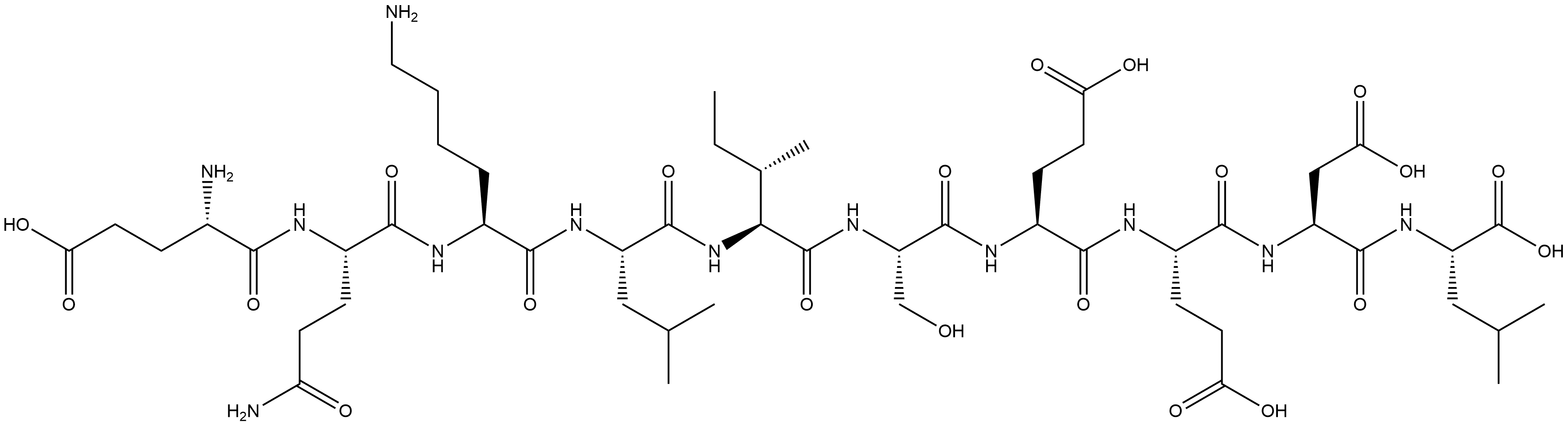C-MYC PEPTIDE 化学構造式