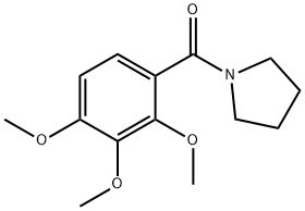 Pyrrolidin-1-yl(2,3,4-trimethoxyphenyl)methanone Structure