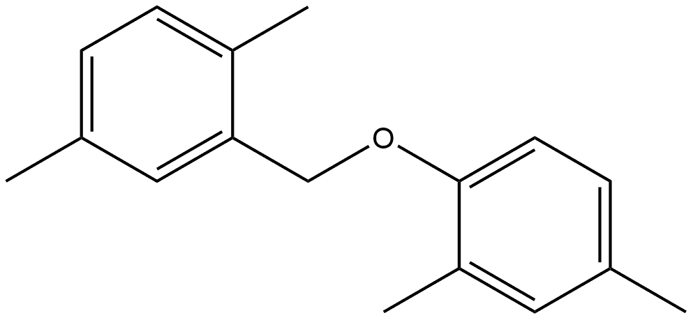 Benzene, 2-[(2,4-dimethylphenoxy)methyl]-1,4-dimethyl- 结构式