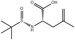 4-Pentenoic acid, 2-[[(S)-(1,1-dimethylethyl)sulfinyl]amino]-4-methyl-, (2S)-