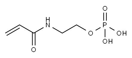 2-Propenamide, N-[2-(phosphonooxy)ethyl]- Struktur