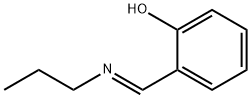 Phenol, 2-[(E)-(propylimino)methyl]- Structure