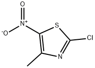 Thiazole, 2-chloro-4-methyl-5-nitro- Structure