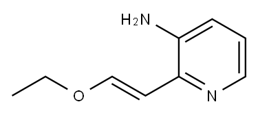3-Pyridinamine, 2-(2-ethoxyethenyl)-, (E)- (9CI) 化学構造式