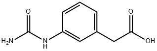 2-[3-(carbamoylamino)phenyl]acetic acid 结构式