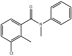 Benzamide, 3-chloro-N,2-dimethyl-N-phenyl- Structure