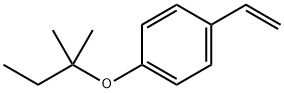 Benzene, 1-(1,1-dimethylpropoxy)-4-ethenyl- Structure