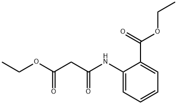 Benzoic acid, 2-[(3-ethoxy-1,3-dioxopropyl)amino]-, ethyl ester Structure