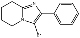 3-Bromo-2-phenyl-5,6,7,8-tetrahydroimidazo[1,2-a]pyridine,146979-24-0,结构式