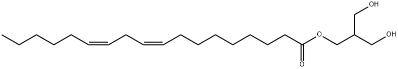 9,12-Octadecadienoic acid (9Z,12Z)-, 3-hydroxy-2-(hydroxymethyl)propyl ester Structure