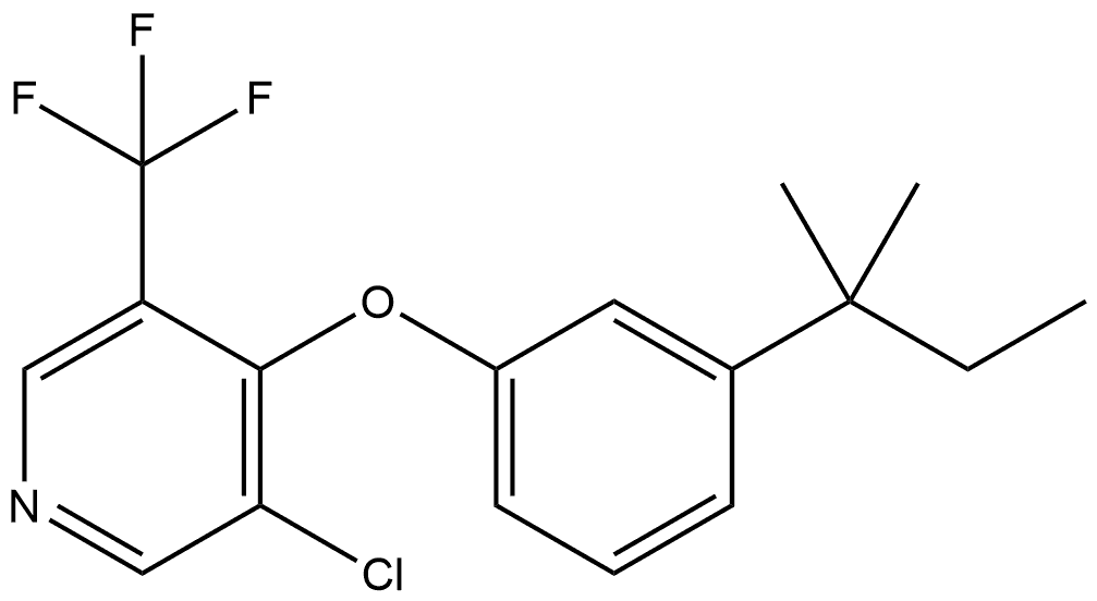 1473669-89-4 3-Chloro-4-[3-(1,1-dimethylpropyl)phenoxy]-5-(trifluoromethyl)pyridine
