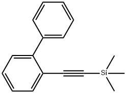 1,1'-Biphenyl, 2-[2-(trimethylsilyl)ethynyl]- Struktur