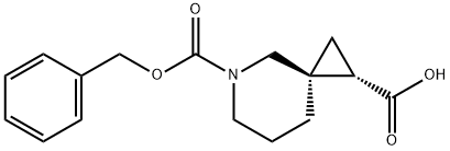 5-Azaspiro[2.5]octane-1,5-dicarboxylic acid, 5-(phenylmethyl) ester, trans- (9CI) Structure