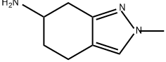 2-甲基-4,5,6,7-四氢-2H-吲唑-6-胺 结构式