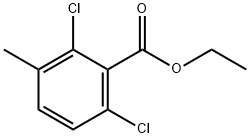 Benzoic acid, 2,6-dichloro-3-methyl-, ethyl ester 结构式