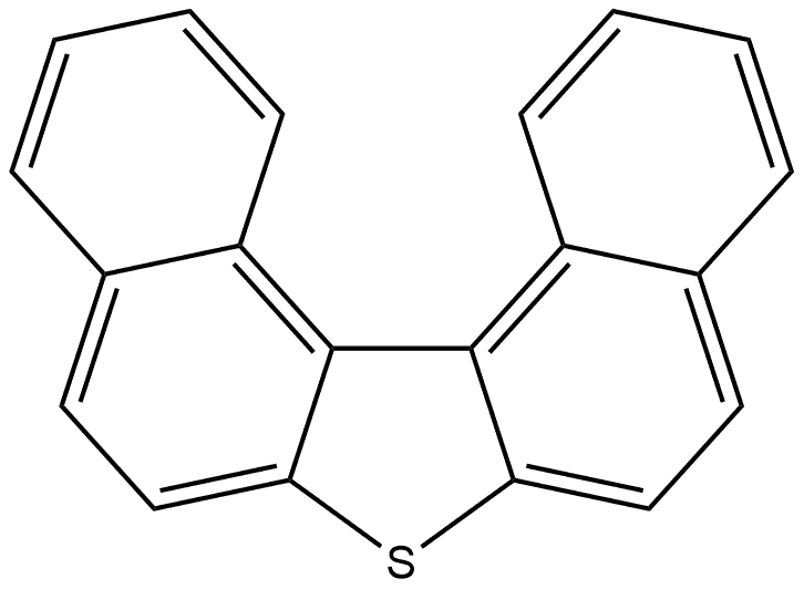 Dinaphtho[2,1-b:1',2'-d]thiophene, (R)- (9CI) Struktur