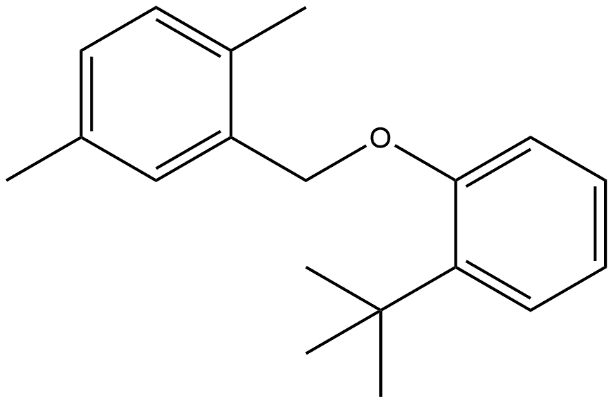 2-[[2-(1,1-Dimethylethyl)phenoxy]methyl]-1,4-dimethylbenzene 结构式