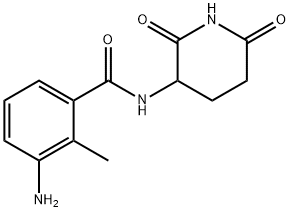 Benzamide, 3-amino-N-(2,6-dioxo-3-piperidinyl)-2-methyl- Structure