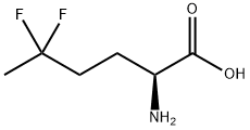 L-Norleucine, 5,5-difluoro- Structure