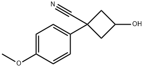 1481409-11-3 Cyclobutanecarbonitrile, 3-hydroxy-1-(4-methoxyphenyl)-