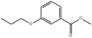 Benzoic acid, 3-propoxy-, methyl ester Structure