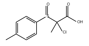 Propanoic acid, 2-chloro-2-[(4-methylphenyl)sulfinyl]-