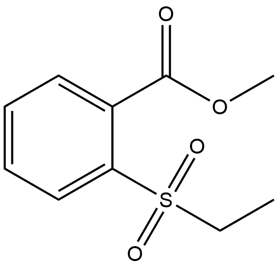 Methyl 2-(ethylsulfonyl)benzoate Structure